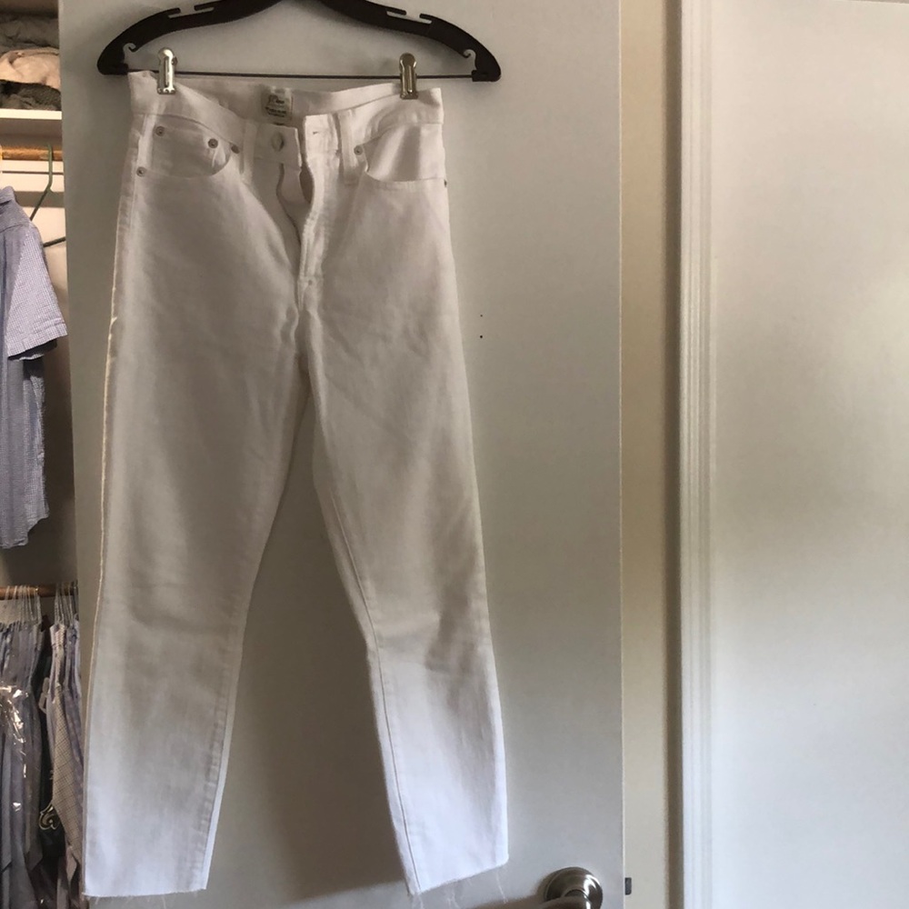 Jcrew white jeans